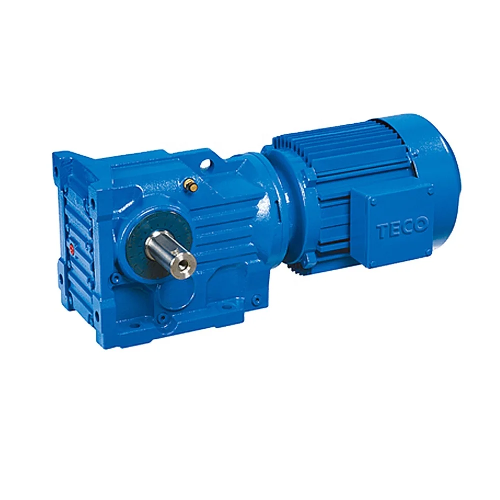 TECO Brand K Series Helical Bevel Geared Motor Gear Box for Hoist
