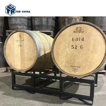 Steel Wine Barrel Rack with Powder Coating for Winery Cellar Warehouse Storage Customization Solutions Cargo & Storage Equipment