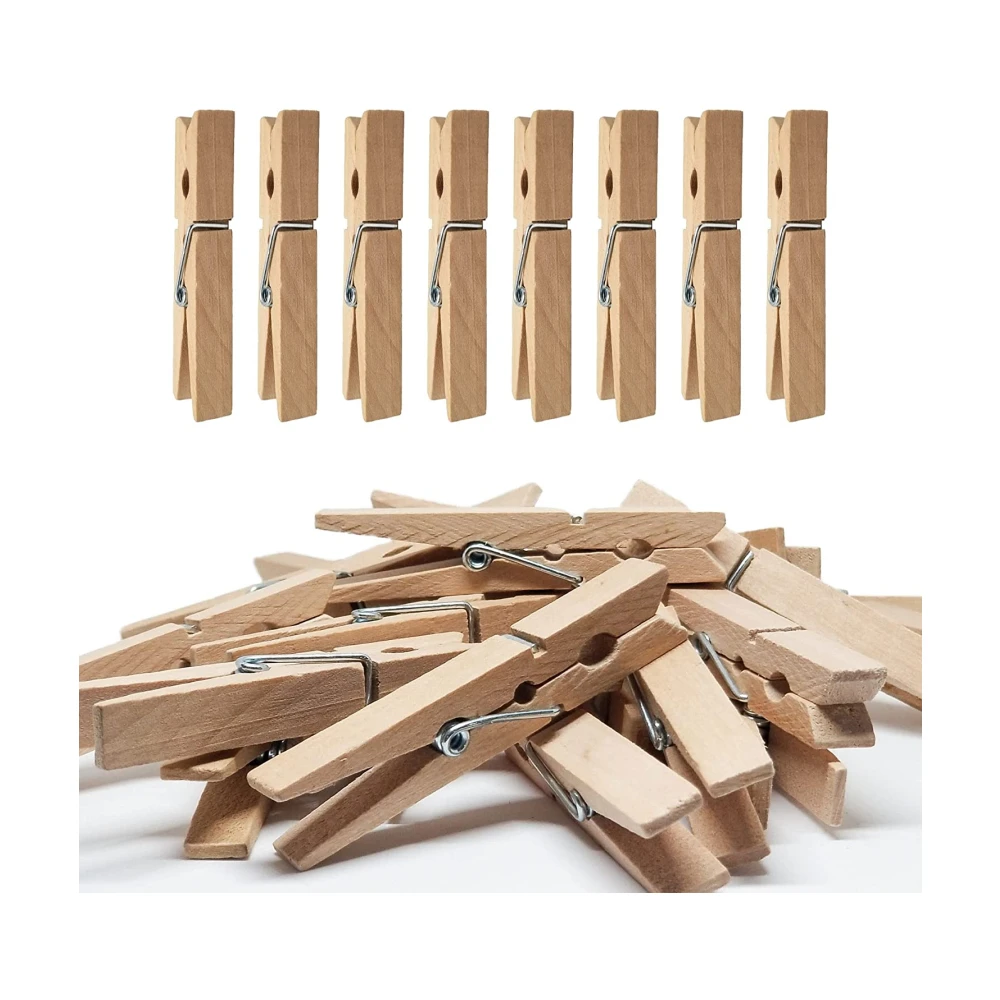 用于悬挂衣服的重型户外衣夹木夹大型闭合别针服装钉