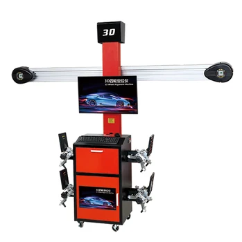 High precision 3D car four wheel alignment machine for sale Universal operating system Free updates 4 wheel tire aligner