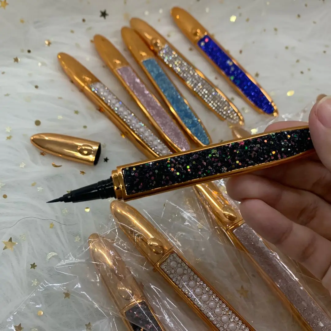 wholesale eyelashes lashes adhesive eyeliner glue pen lashes glue pen with custom logo box