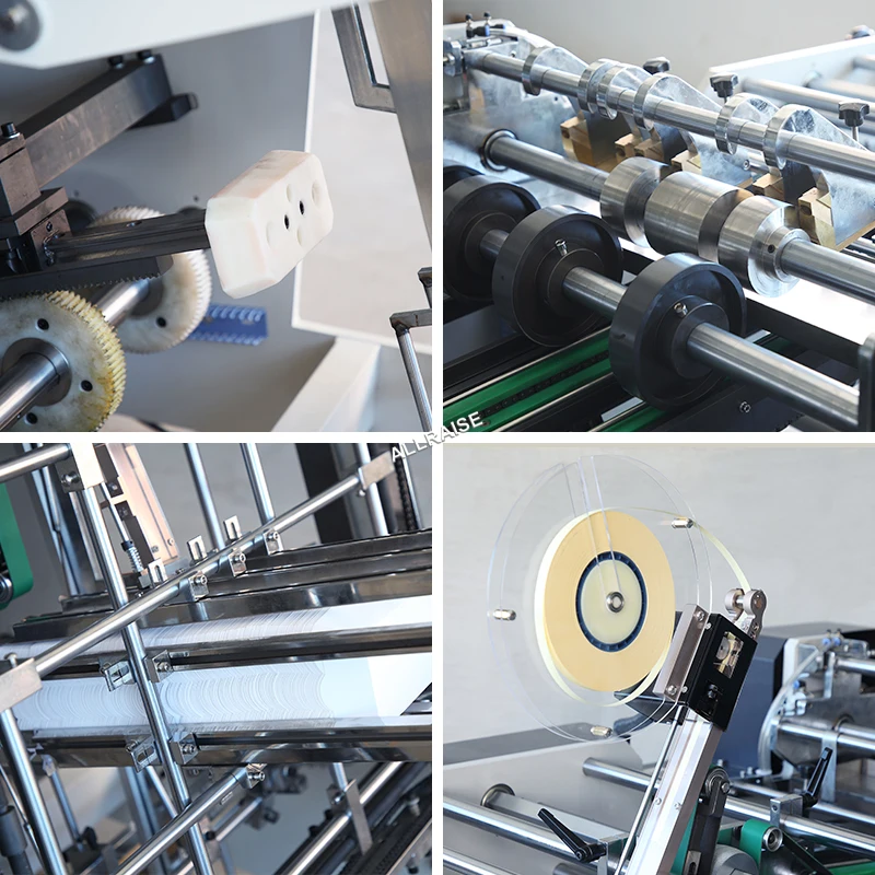 Automatic Take Away Box Container Maker Cake Burger Box Forming Machine Disposable Paper Disposable Fast Food Box Making Machine