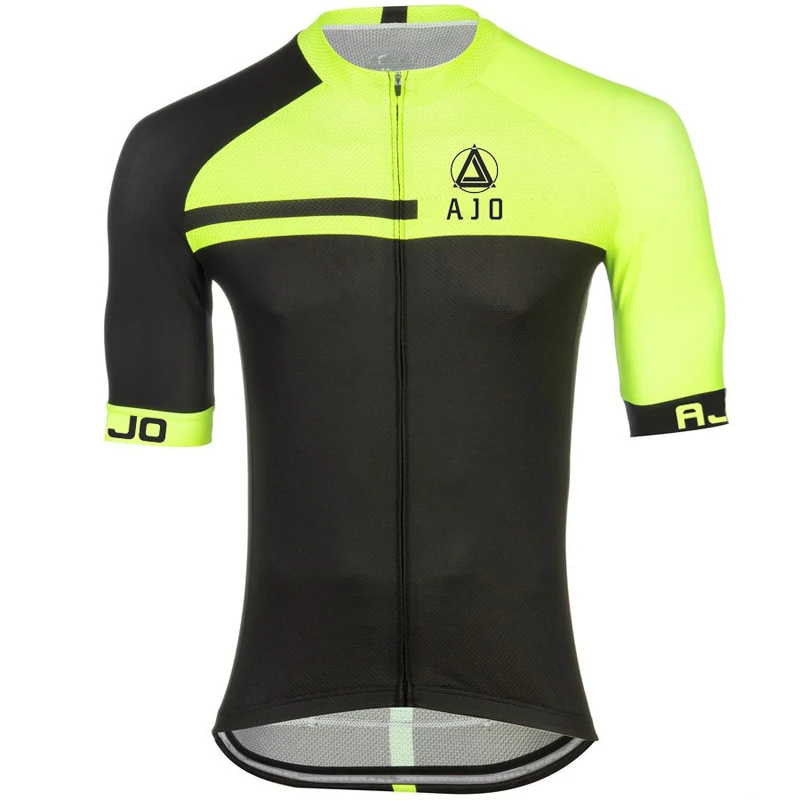 Cycling Jersey Mens Short Sleeve Bike Shirts Full Zip Bicycle Jacket with Pockets