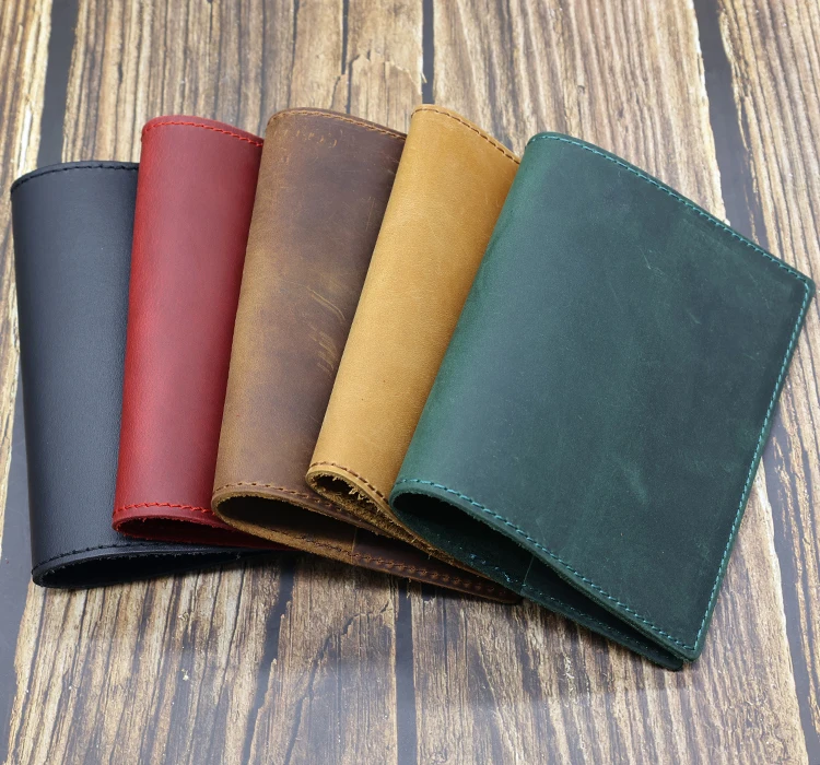 Genuine Leather A5 Notebook Cover with Hot Stamping Logo