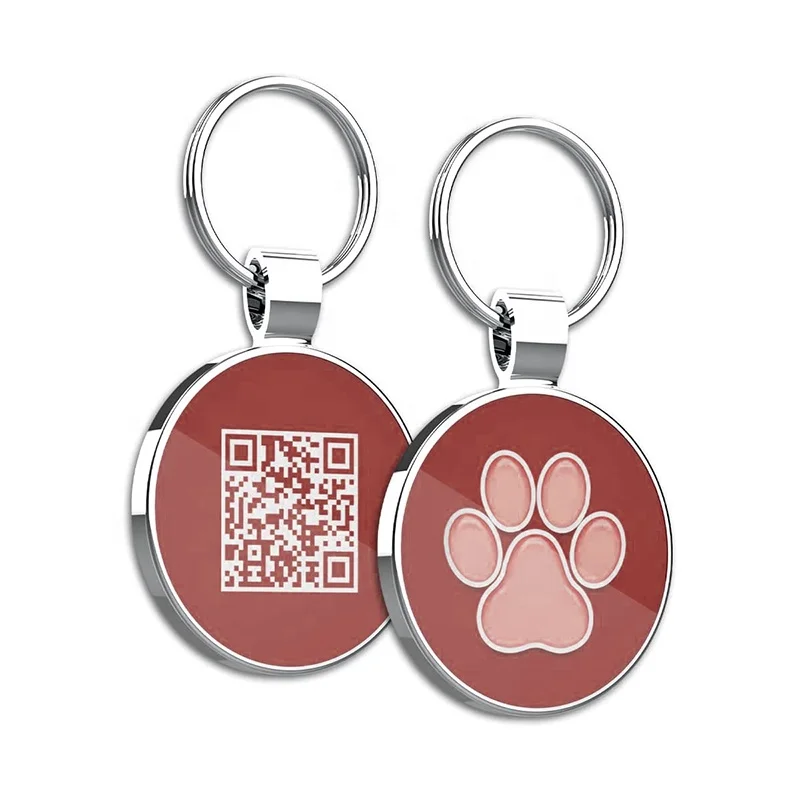 Top Sale 13.56mhz Nfc Dog Tag Epoxy Rfid Nfc Tag Unique Qr Code Metal