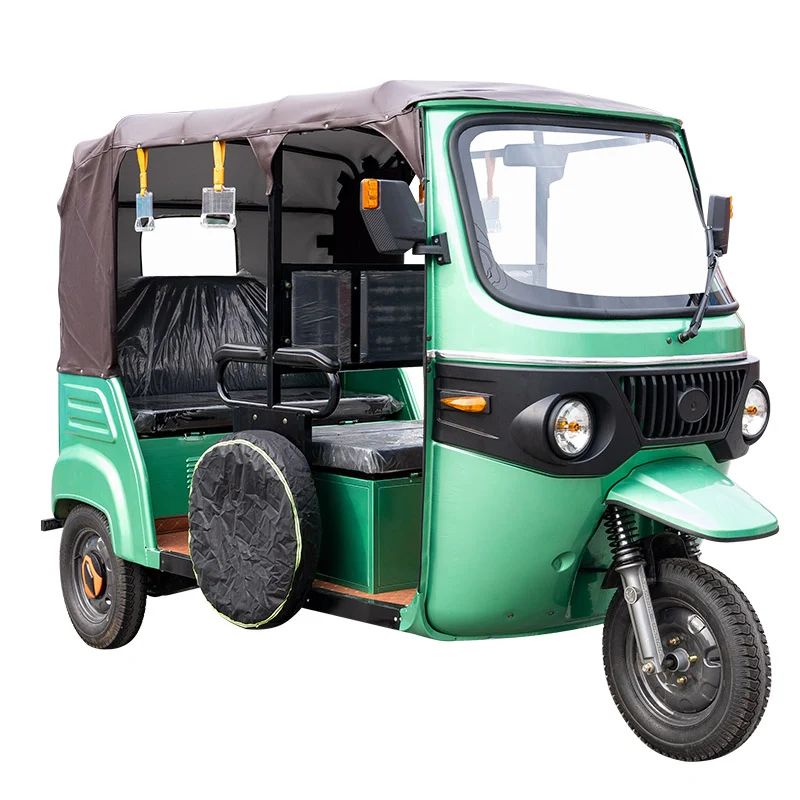 Buy 3 Wheel Electric Tricycle Motorcycle 12inch 1800W 45km/h Speed 80km Range Electric Tricycle with Passenger Seat