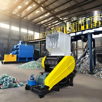 Multifunctional Waste Soft Plastic Film Crusher Shredder for PE ABS PC PS PMMA PA PP/PE Materials Construction Industries