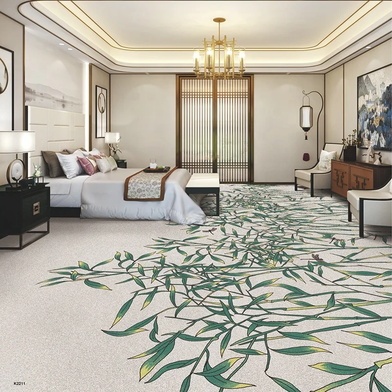 Haima Carpet 3d Print Design Hotel Decoration HD Nylon Printed Carpet