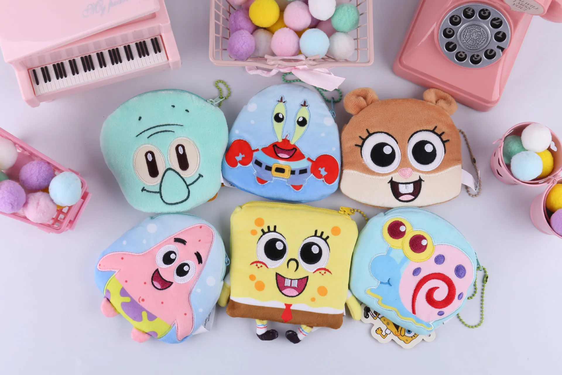 Children's Cute Cartoon Animal Plush Coin Purse Card Bag Birthday