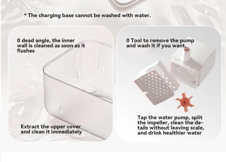 Hot Selling Smart Pet Water Dispenser Constant Temperature Heating Can Automatically Circulate Unplugged Pet Supplies manufacture