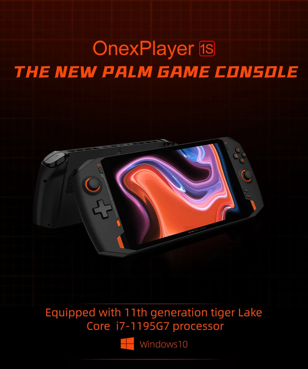 OnexPlayer 1S Intel Core I7 1195G7 Handheld Gaming Laptop 8.4 inch 2.5K  Touch Screen GamePad Console Notebook Tablet| Alibaba.com