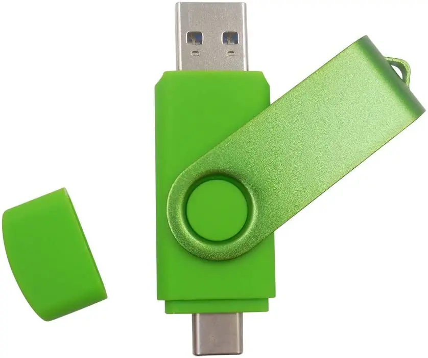 Factory Price in OTG USB Flash Drive Type C 128GB 64GB 32GB 16GB 8GB  USB Stick Pendrive for Type-C Device