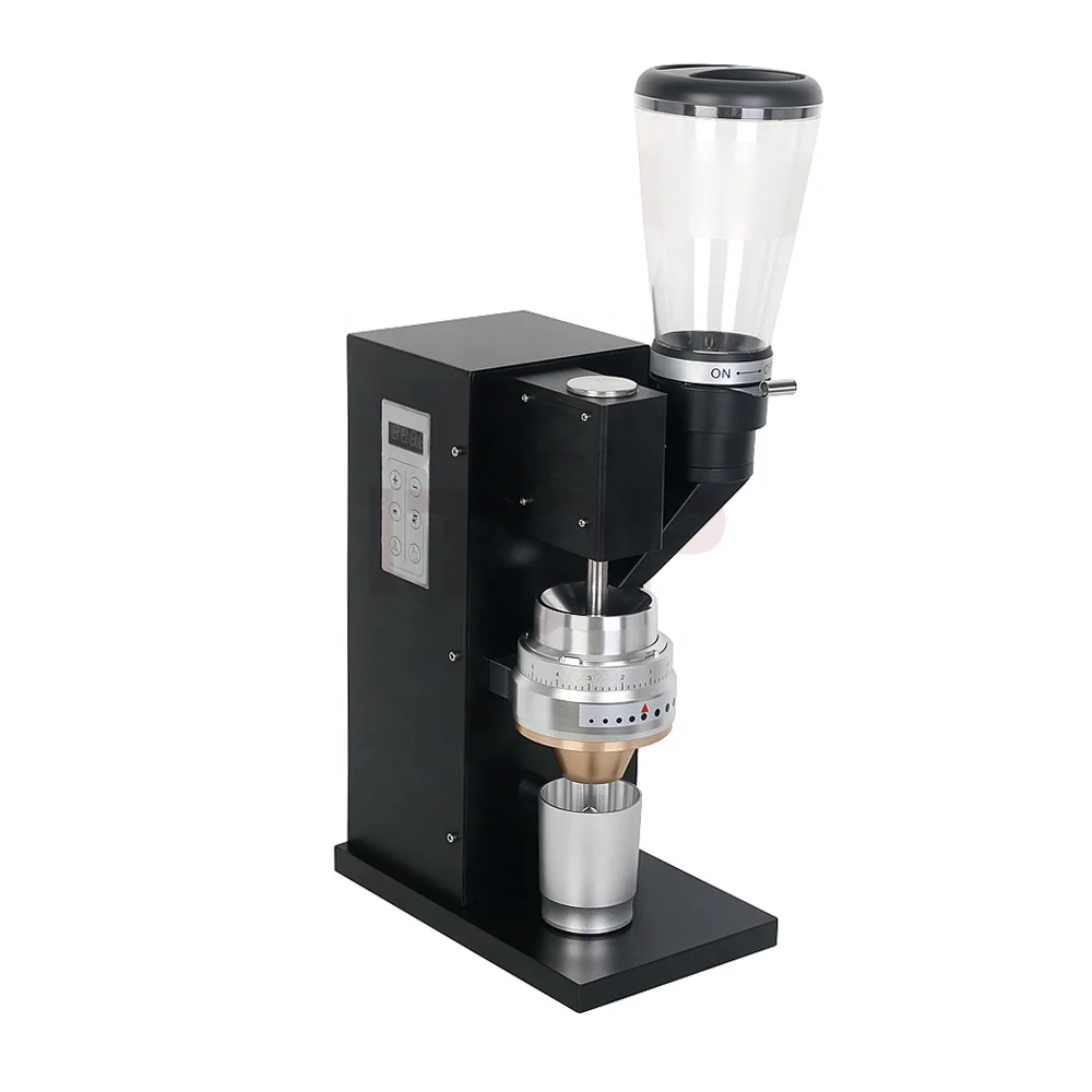 Professional Coffee Grinder Espresso Bean Machine Electric Coffee Mill Bean Grinder with Italy Imported Conical Blade