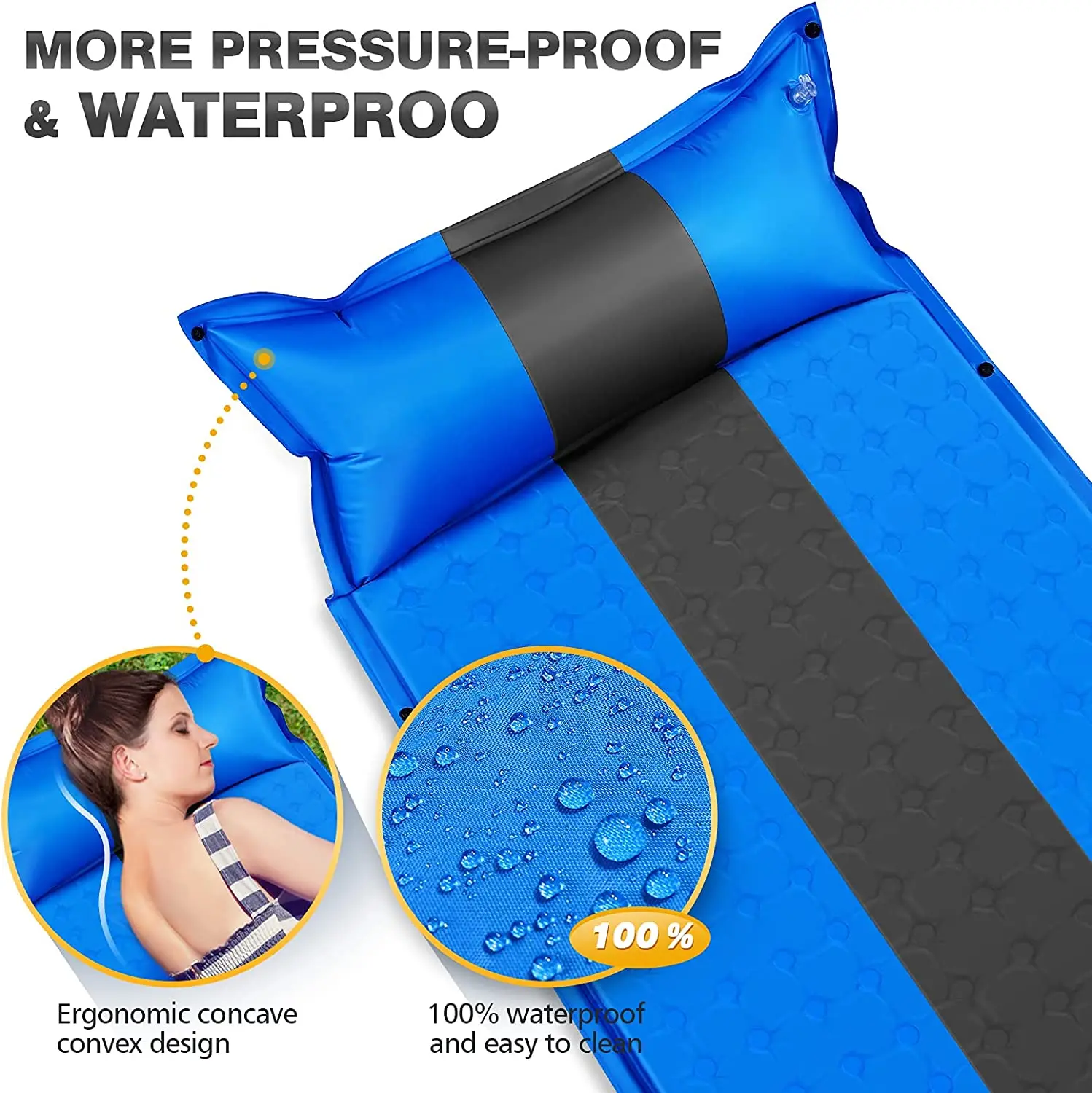Woqi Sleeping Pad Automatic Mattress Portable Automatic Air Bed Travel