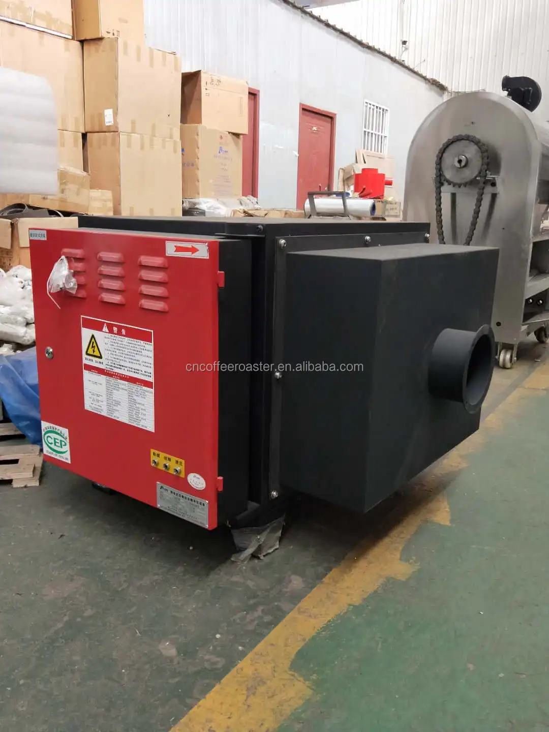 Заводская цена, послегорелка для кофе/дымовой фильтр из нержавеющей стали/электростатический осадитель для кофе