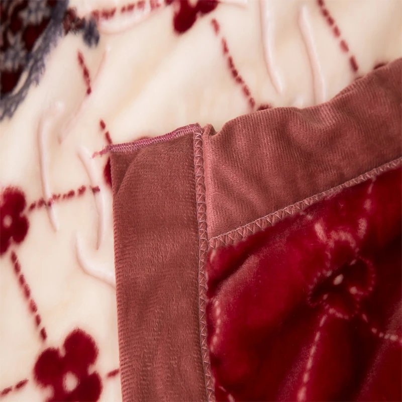 Manufacturer Direct 100 Polyester Heavy Mink Blanket 200*230 King Size