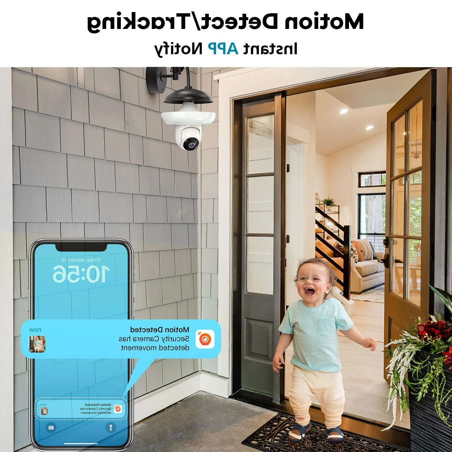 A6 Light Bulb Camera Full Color Dual Light 360 Home Wireless Surveillance Baby E27