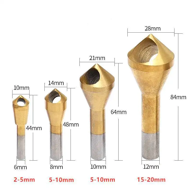 Countersink drill deals bit for aluminum