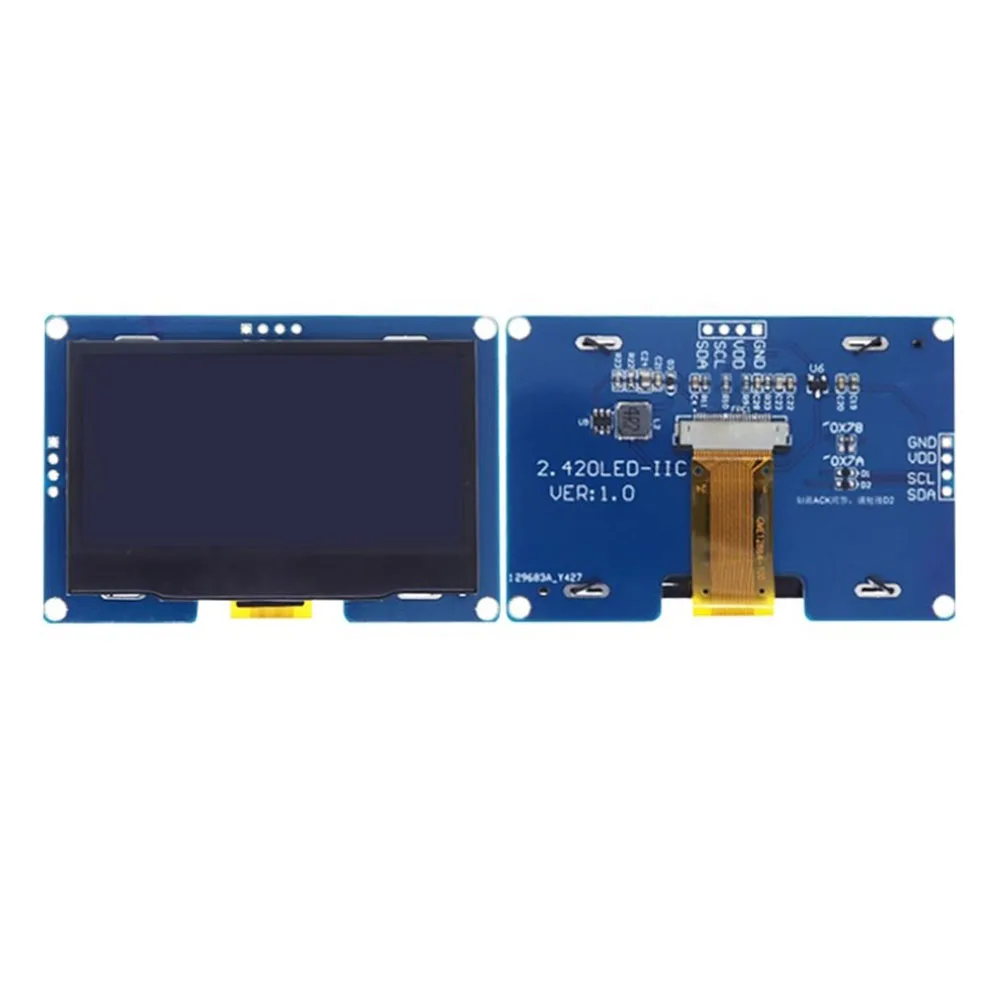 HiLetgo 2pcs 0.49 Inch OLED Display Module - 64x32 White I2C/IIC Interface For Arduino & DIY Projects - View #9