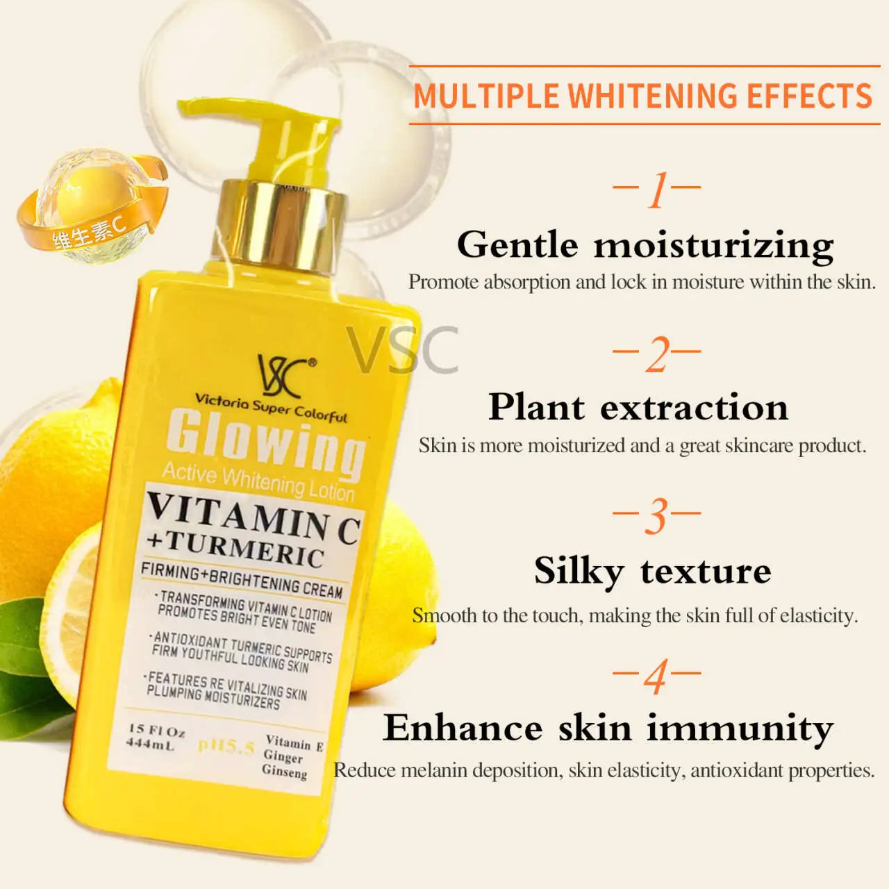 luxury care 10 Days Active Whitening Milk Lotion Brightening firming Dark Spots Removal Corrector Skincare Glowing Body Lotion