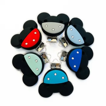 Silicone Pacifier Clip Baby Teething Anti Drop Chain Accessory Anti Lost Cord Clip