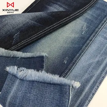 Cotton polyester blended denim fabric Terry denim fabric