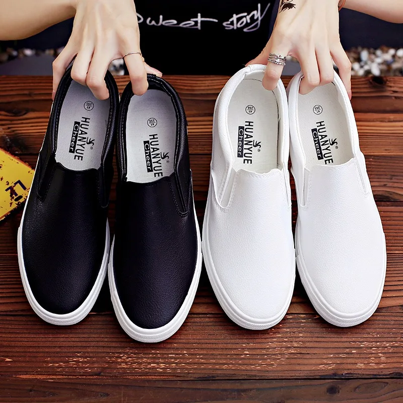 2024 New Arrivals Men's Casual Leather Shoes Custom logo Shoes for Men