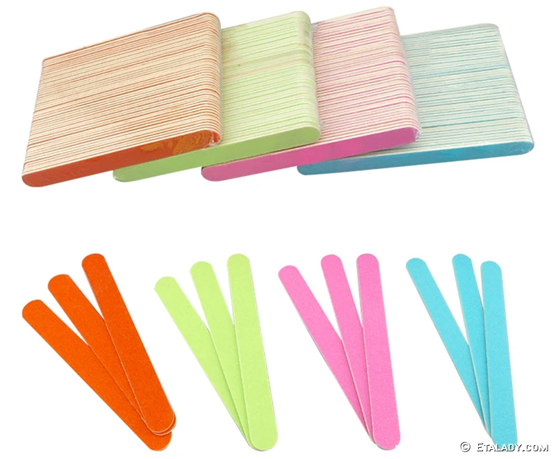 Wholesale Manicure Care Tools Double Sided Sanding Cardboard Wood Chip