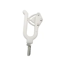 White Peach-shaped Wiring Harness Fixing Clamping Jig Wire Clamp Holder 15mm 20mm 30mm 40mm M6 Size