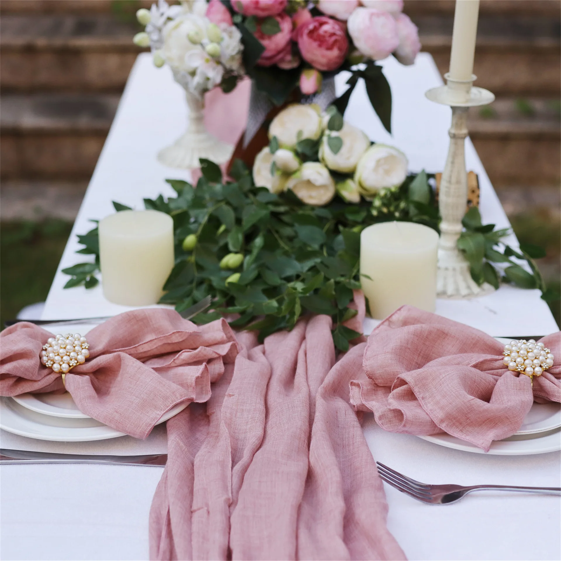 Custom Wedding Cotton Gauze Cheesecloth Napkins Wedding Napkins Cloth