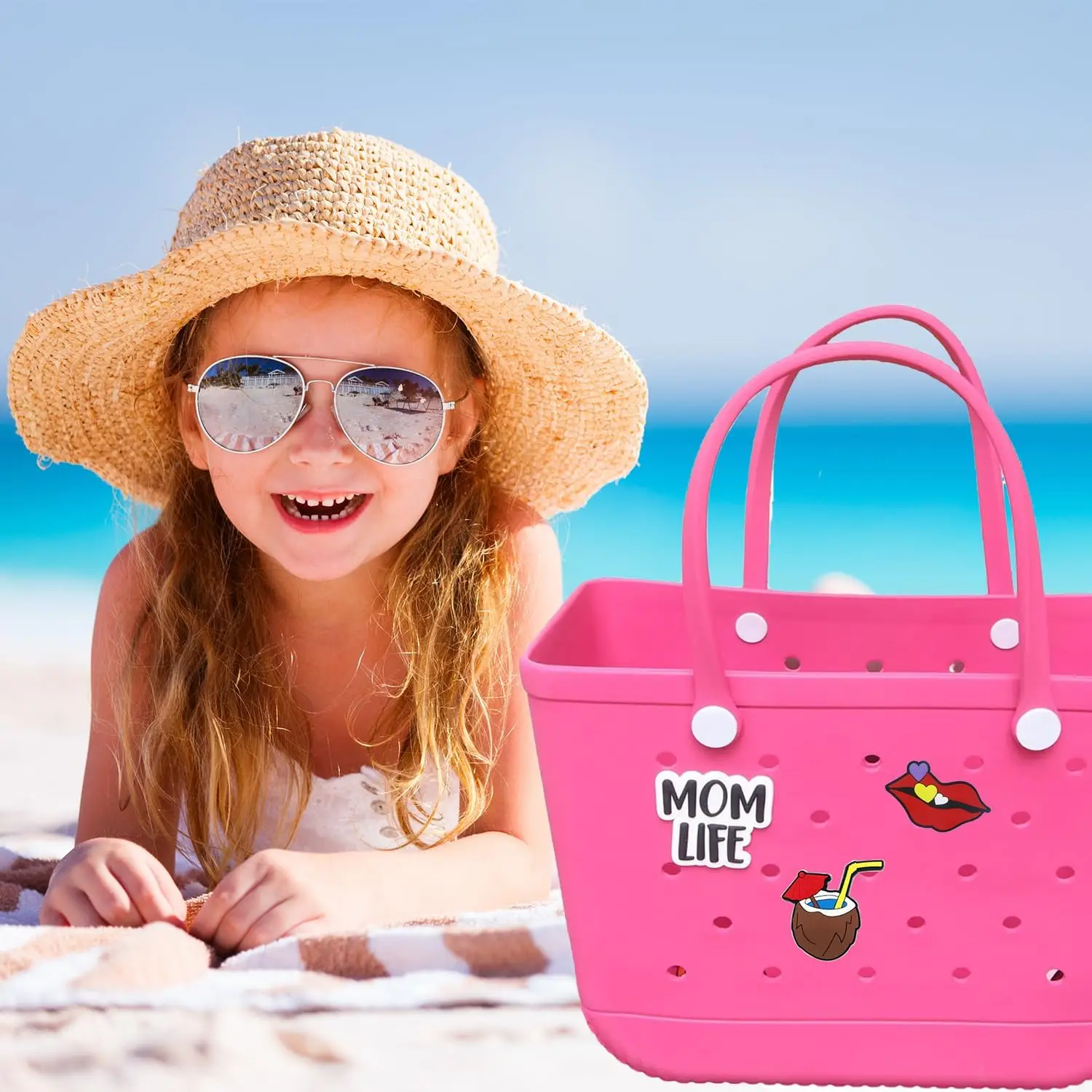 Custom Designer Hand Women Backpack Diy Pvc Shoe Tote Bogg Bag Charms