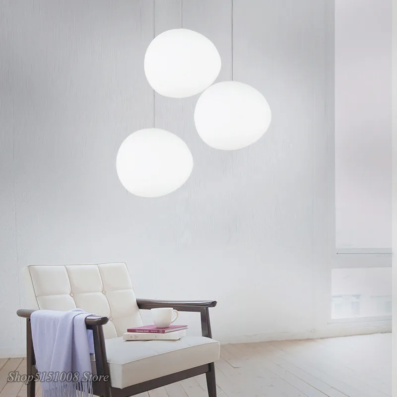 Modern Glass Pendant Light - Foscarini Gregg LED Fixture for