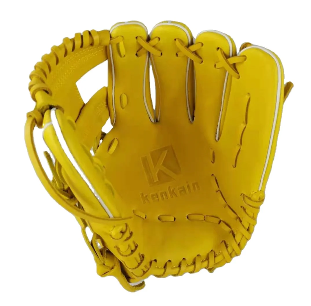 Wholesale Best Baseball Gloves Custom High Quality Yellow US