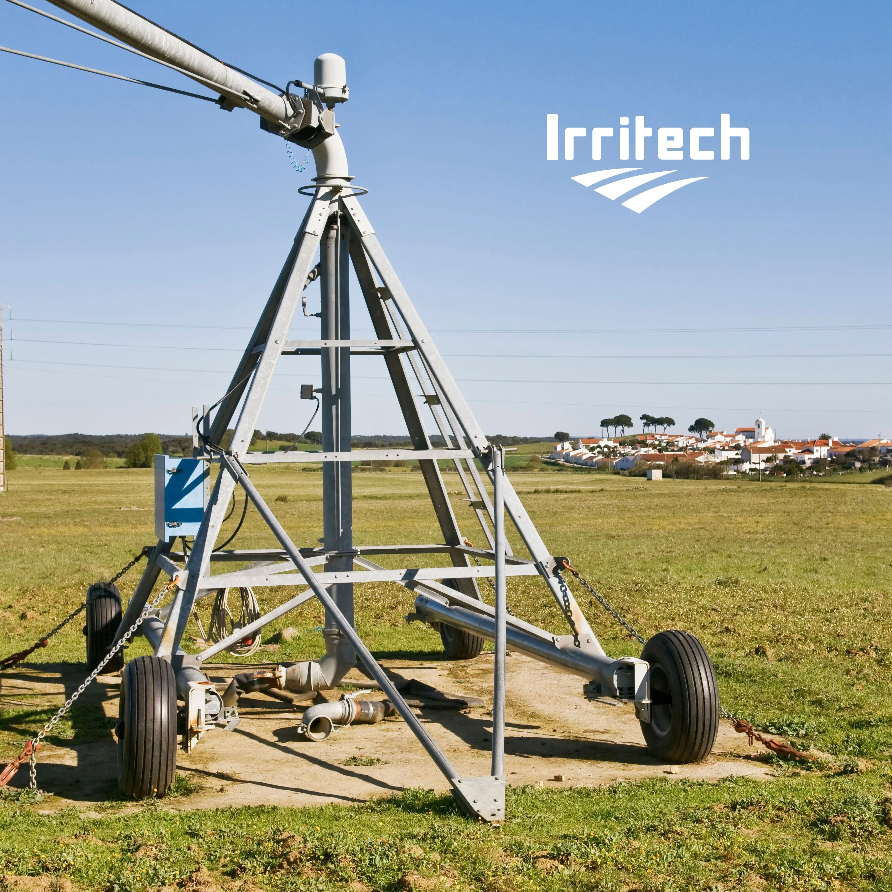 80Ha High Profile Center Pivot Irrigation System with Nelson SR75 Endgun in Poland