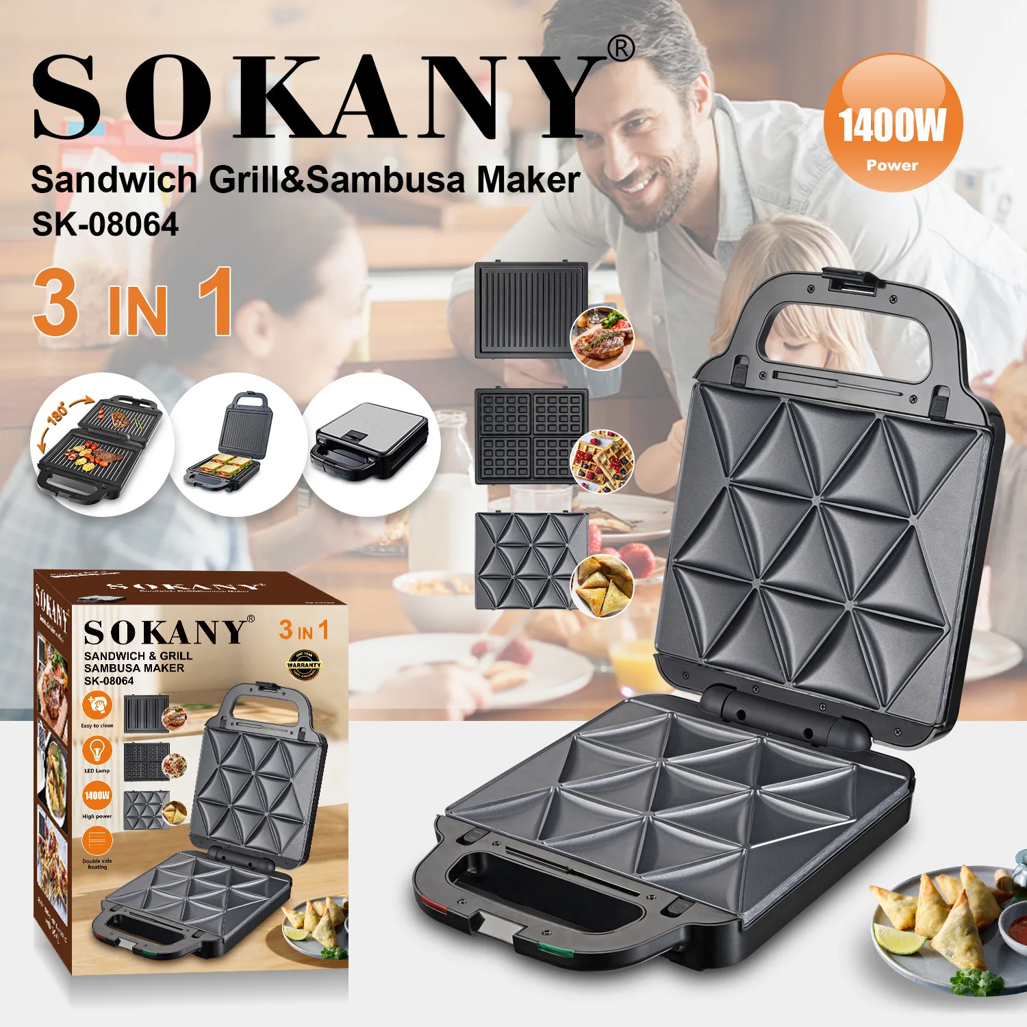 Wonderchef Prato In Sandwich Press Sandwich Maker In Cooking