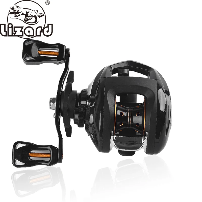 Lizard Baitcasting Reel 11BBs 6.3:1 High Speed with Magnetic Brake System for Right or Left Hand Fishing Lizard Baitcasting Reel 11BBs 6.3:1 High Speed with Magnetic Brake System for Right or Left Hand Fishing