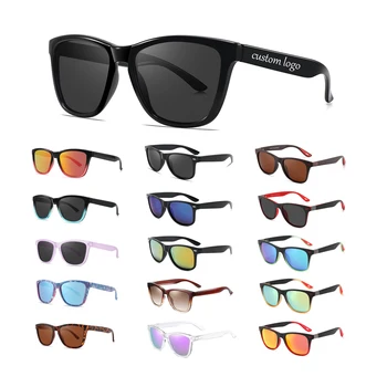 Hot Selling 2025 Cheap Fashion Square Eyeglasses Men Customized Colorful Frame Polarized Sunshades Sunglasses for UV Protection