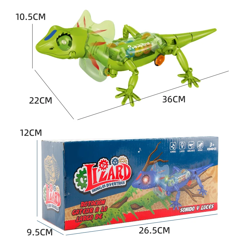 24 Stück Mini-Eidechsen Spielzeug – Realistische Reptilien-Figuren Aus Plastik, Bunt, Für Dekoration & Spiel