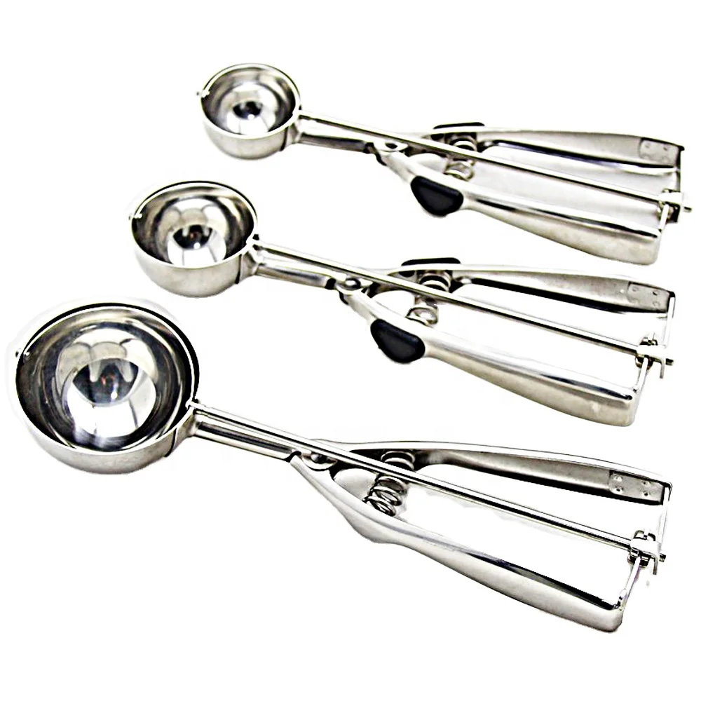 Оптовая продажа ложка для мороженого из нержавеющей стали на заказ/Ложка печенья с антипригарными