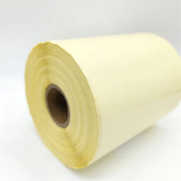 Professional Yellow Glassine Paper High-Quality Grade Semi Transparent Label Release Paper Silicone Coated Release Paper