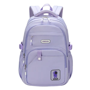 2026 New Style Macron Color Student Bag For Boys And Girls Outdoor Leisure Comfortable Custom Logo School Backpack