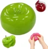 Green smoothie with big apple-bag