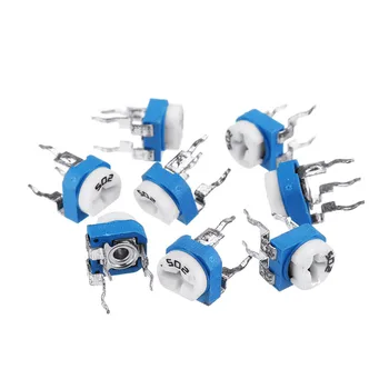 Rm065 Trimmer Potentiometers Semi Fixed Variable Resistors 1k 2k 5k 10k ...