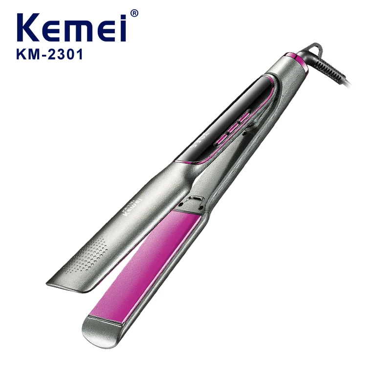 KM-2240 Private Label Flat Iron Hair Straightener For Negative Ion