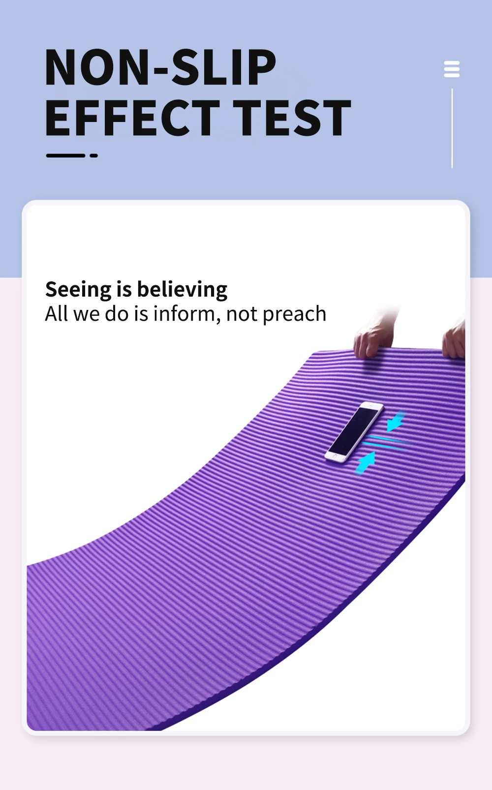 Yoga Mat Antislip Blanket Home Gym Sport Health Lose Weight Fitness