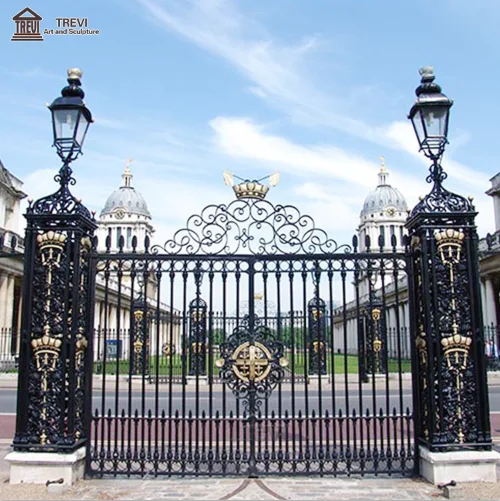 Wrought Iron Main Gates Designs Simple Gate Electric Sliding Driveway