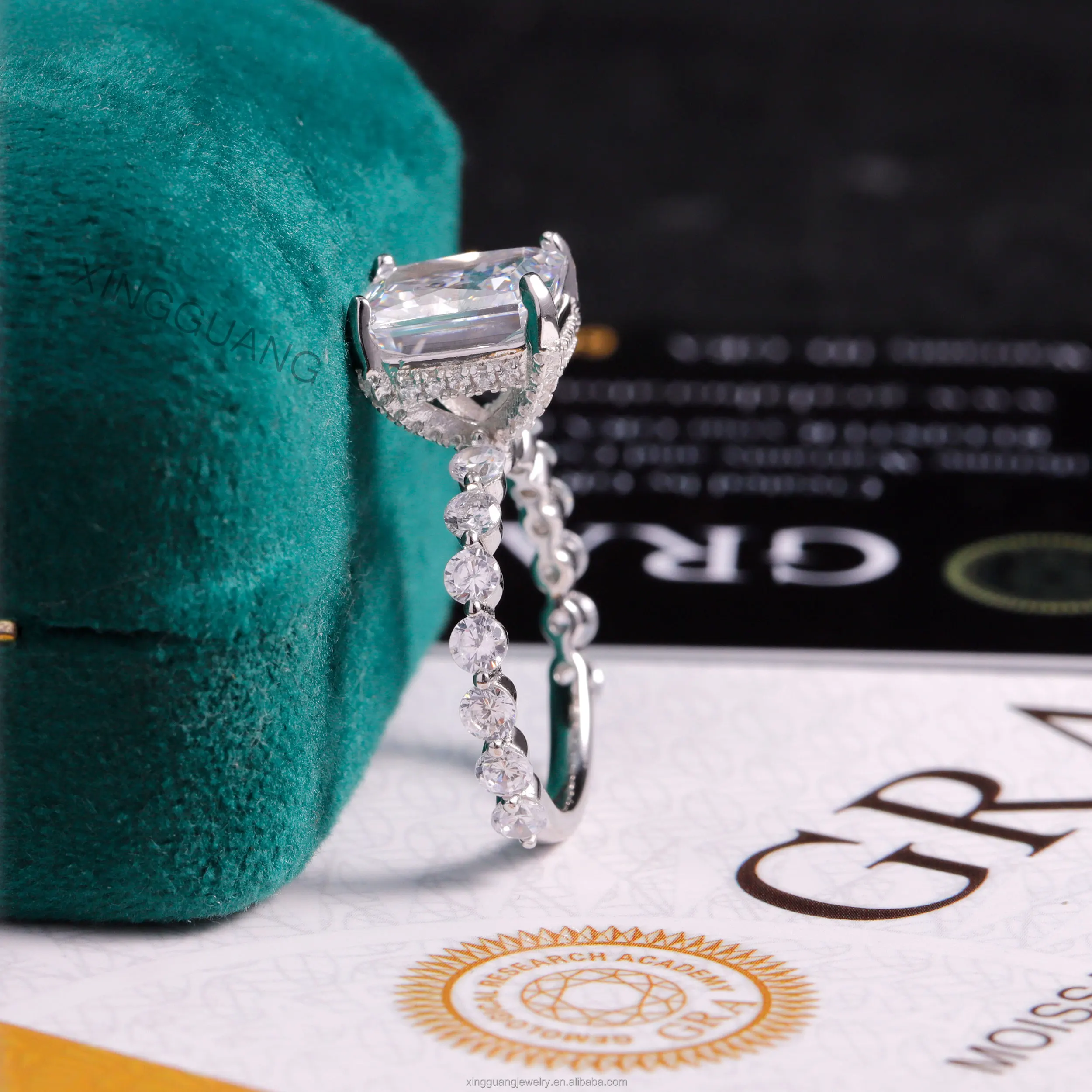 XG Manufacturer Custom Women Diamond Rings Fine Jewelry