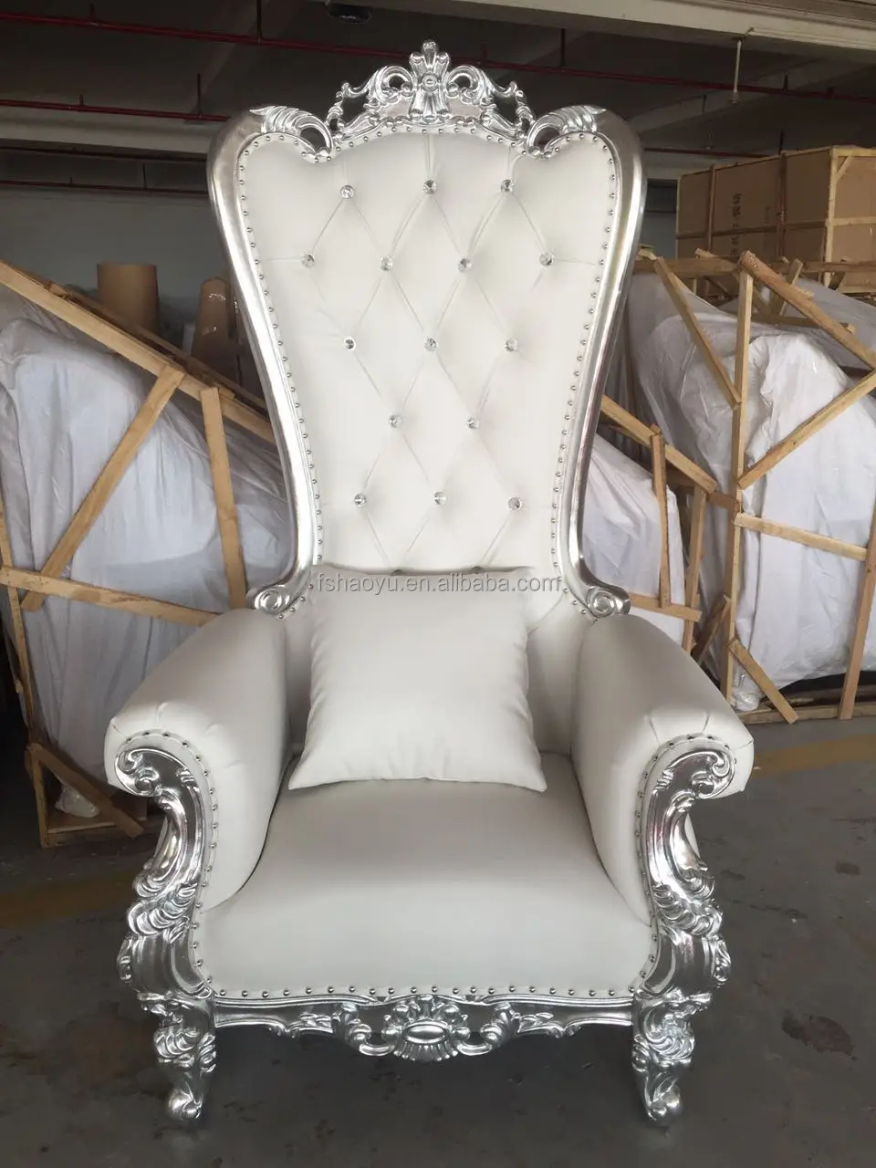 Royal Chairs Luxury Wedding High Back King Throne,King & Queen Wedding