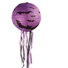Purple bat with whiskers