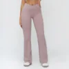 Flared Leggings- Purple